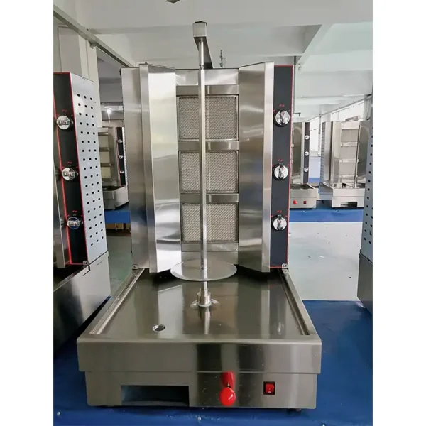 Gas Shawarma Machine 3 Burner - Livoken Bakery Equipment